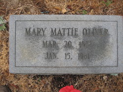Mary Mattie <I>Locklair</I> Oliver 