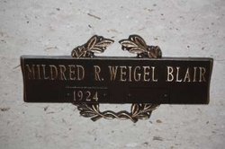 Mildred Ruth <I>Weigel</I> Blair 