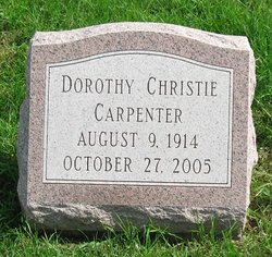 Dorothy Christie <I>Christie</I> Carpenter 