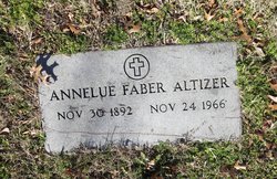 Annelue <I>Faber</I> Altizer 
