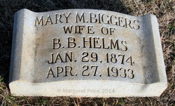 Mary M <I>Biggers</I> Helms 