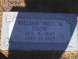 William Manuel “Bill” Snow 