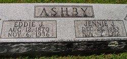 Mary Jane “Jennie” <I>Jeffers</I> Ashby 