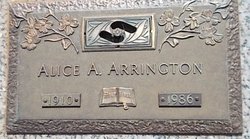 Alice Beatrice <I>Anderson</I> Arrington 
