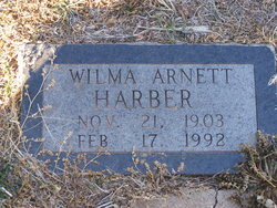 Wilma Marie <I>Arnett</I> Harber 