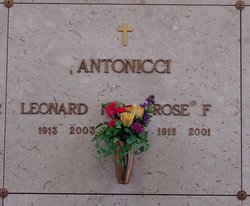 Rose Frances “Nani” <I>Morano</I> Antonicci 