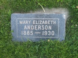 Mary Elizabeth <I>Boren</I> Anderson 
