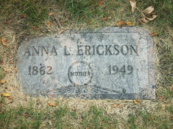 Anna <I>Lindberg</I> Erickson 