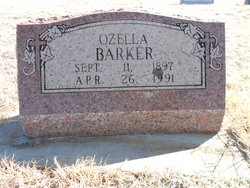 Katie Ozella “Ozie” <I>Thrasher</I> Barker 