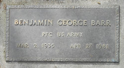 PFC Benjamin George Barr 