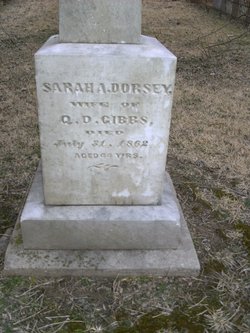Sarah A <I>Dorsey</I> Gibbs 