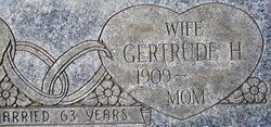 Gertrude Hazel “Gertie” <I>Hamilton</I> Byrd 