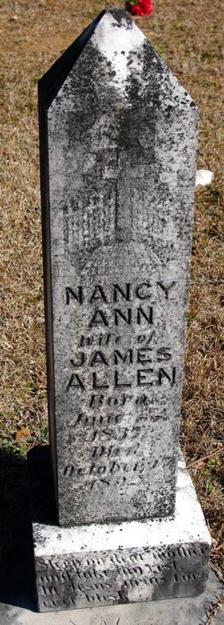 Nancy Ann <I>Ferrier</I> Allen 