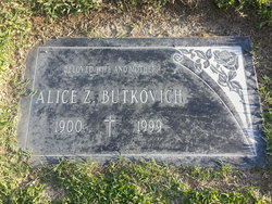 Alice <I>Zetta</I> Butkovich 