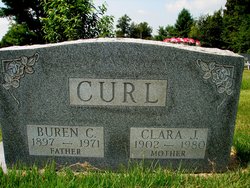 Clara J <I>Neville</I> Curl 