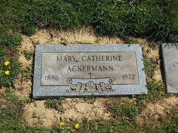 Mary Catherine <I>Lotz</I> Ackermann 
