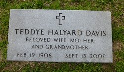 Teddye <I>Halyard</I> Davis 