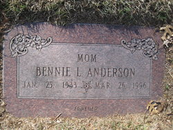 Bennie L. <I>Stone</I> Anderson 