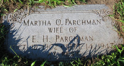 Martha <I>Morgan</I> Parchman 