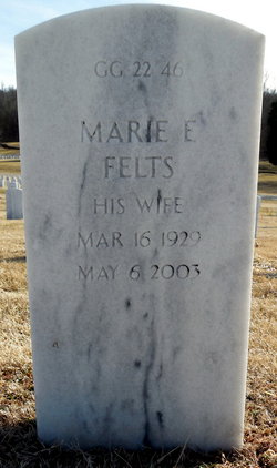 Marie E Felts 