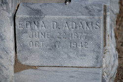 Marie Edna <I>Dreux</I> Adams 