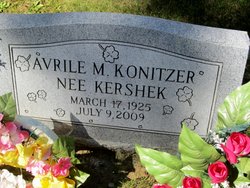 Avrile M <I>Kershek</I> Konitzer 