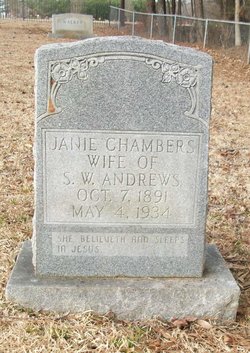 Janie <I>Chambers</I> Andrews 
