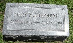 Mary M Shepherd 