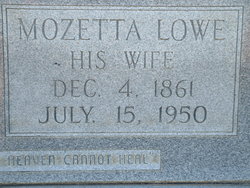 Mozetta <I>Lowe</I> Boyette 