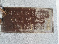 Martha Ann “Mattie” <I>Lott</I> Smith 
