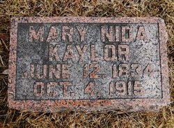 Mary “Polly” <I>Kelley</I> Nida-Kaylor 