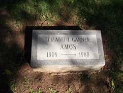 Elizabeth <I>Garner</I> Amos 