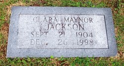 Clara Elizabeth <I>Maynor</I> Jackson 