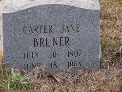 Carter Jane <I>Shoemake</I> Bruner 