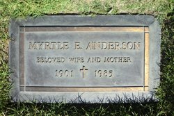 Myrtle Esther <I>Hoag</I> Anderson 