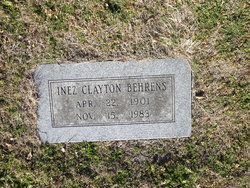 Inez <I>Clayton</I> Behrens 