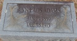 Ann <I>Eads</I> Adams 