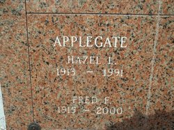 Hazel Lenora <I>Griffith</I> Applegate 