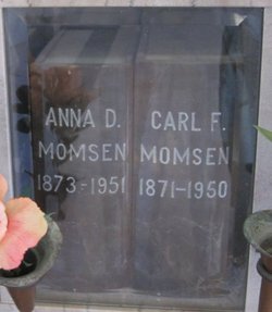 Anna D. <I>Clausen</I> Momsen 