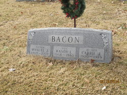 Carrie <I>Davis</I> Bacon 
