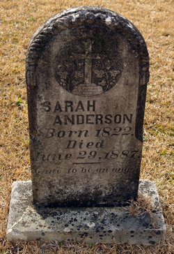 Sarah “Sally” <I>Webb</I> Anderson 