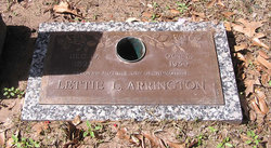 Lettie Lee <I>Block</I> Arrington 