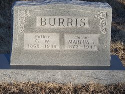 Martha Jane <I>Green</I> Burris 