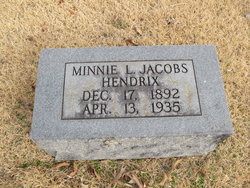 Minnie Lee Jacobs <I>Scott</I> Hendrix 
