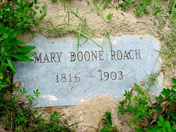 Mary Westley <I>Boon</I> Roach 
