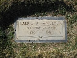 Harriet Alma <I>Bradley</I> VanDeren 