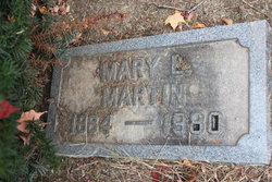 Mary Louise <I>Kaster</I> Martin 