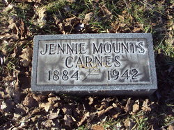 Jennie <I>Mounts</I> Carnes 