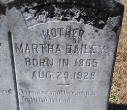 Martha <I>Martin</I> Bailey 