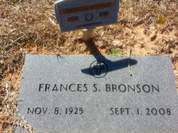 Frances <I>Sanders</I> Bronson 